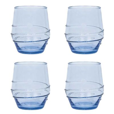 Juliska Amalia Acrylic Small Tumbler Set of 4 Ocean AA302/46_SET4, 810160121831
