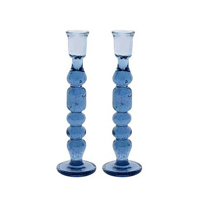 Juliska Provence 9 Inch Candlestick Set of 2 Chambray PVG402S2/47, 810160121268
