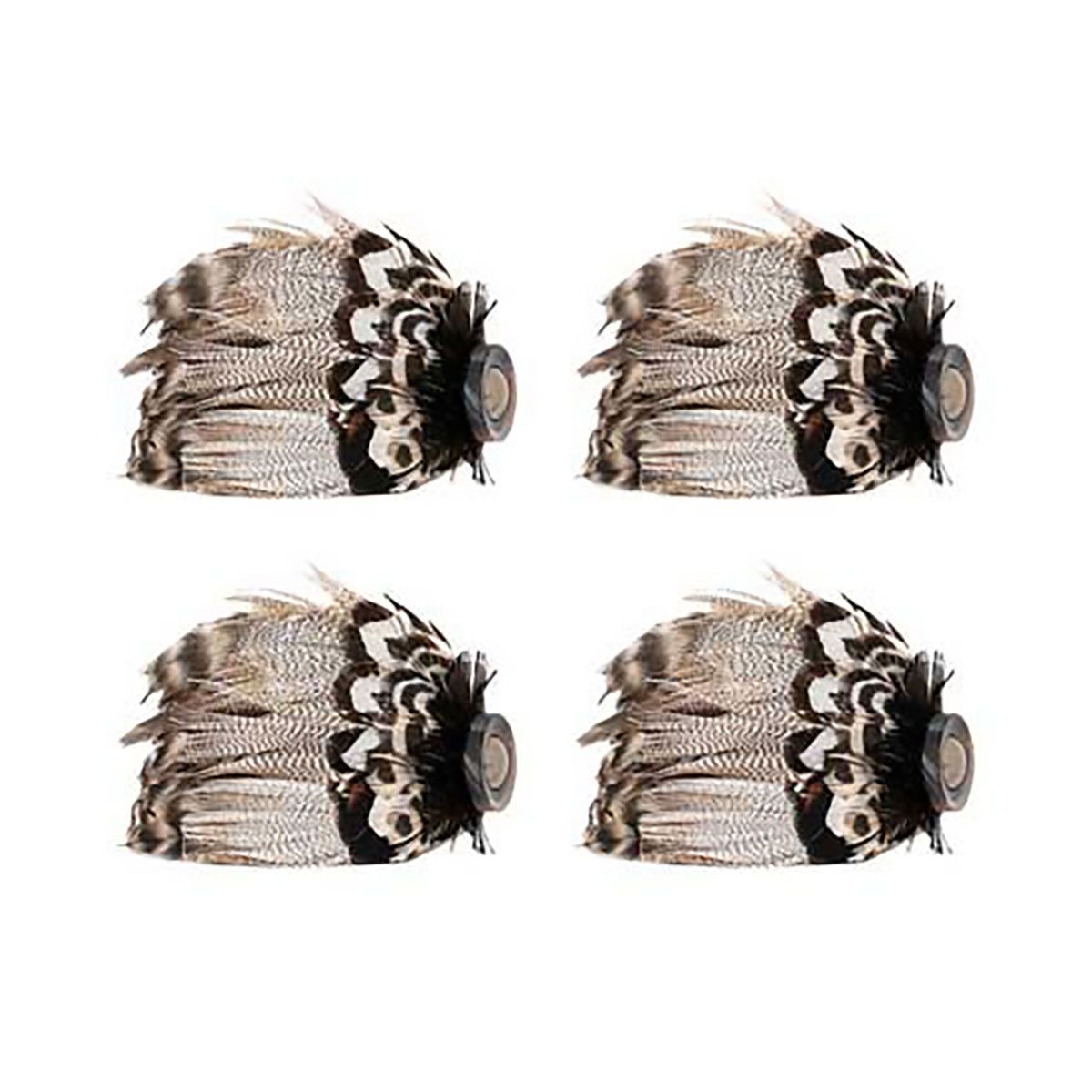 Juliska Feather Napkin Ring Set of 4 Espresso LR23/96_SET4, 810160123422