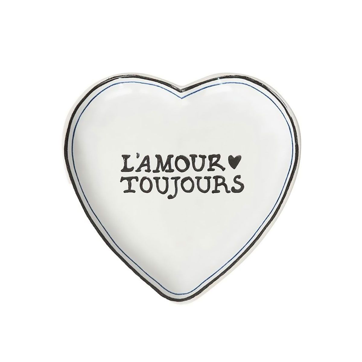 Juliska L&#39;Amour Toujours 7 Inch Heart Tray LT15/10, 810160121398