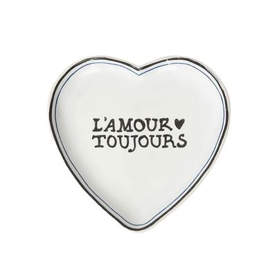 Juliska L&#39;Amour Toujours 7 Inch Heart Tray LT15/10, 810160121398