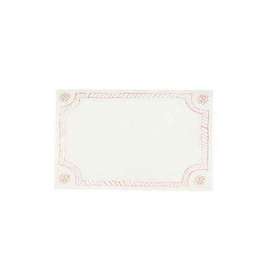 Juliska Berry &amp; Thread Place Card Set of 12 Blush PPG19/51, 810160121374