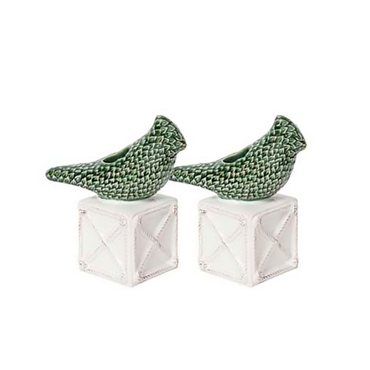 Juliska Berry &amp; Thread Bird Topiary Candlestick Set of 2 Multi Color JA159S2/W, 810160122159