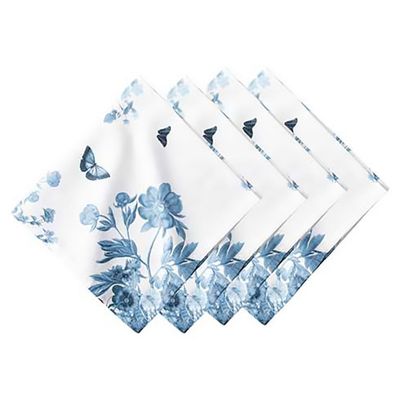 Juliska Field of Flowers Napkin Set of 4 Chambray LB48/47_SET4, 810160123033