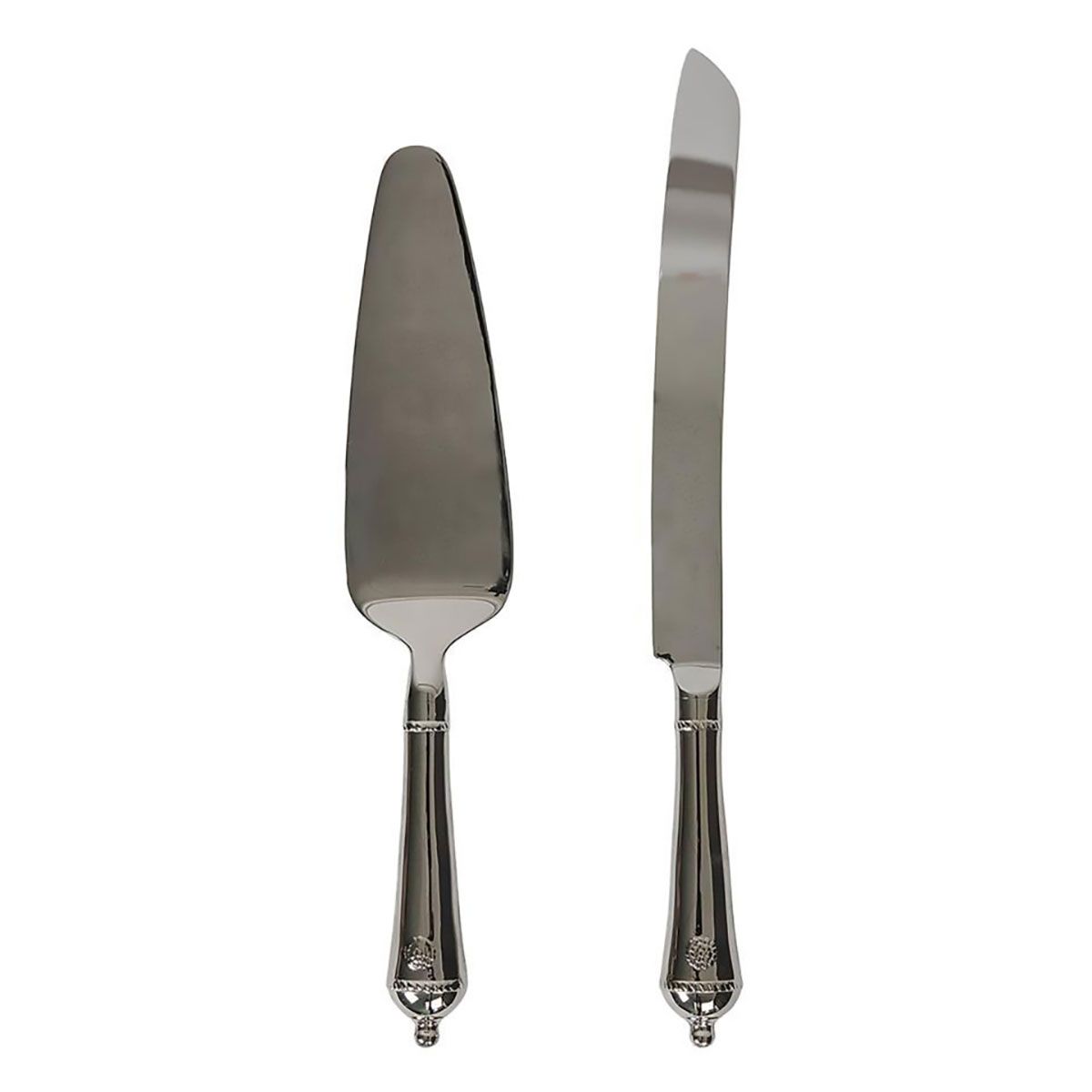 Juliska Berry &amp; Thread Cake Knife and Server Set of 2 Piece Polished FWBT18SET/25, 810160120957