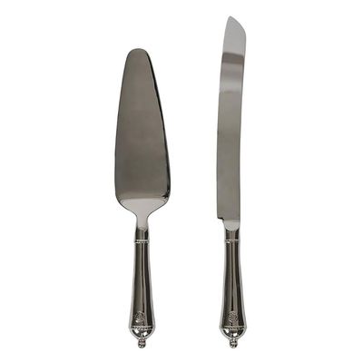 Juliska Berry &amp; Thread Cake Knife and Server Set of 2 Piece Polished FWBT18SET/25, 810160120957