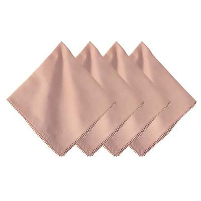 Juliska Berry Trim Napkin Set of 4 Blush LB92/51_SET4, 810160123262