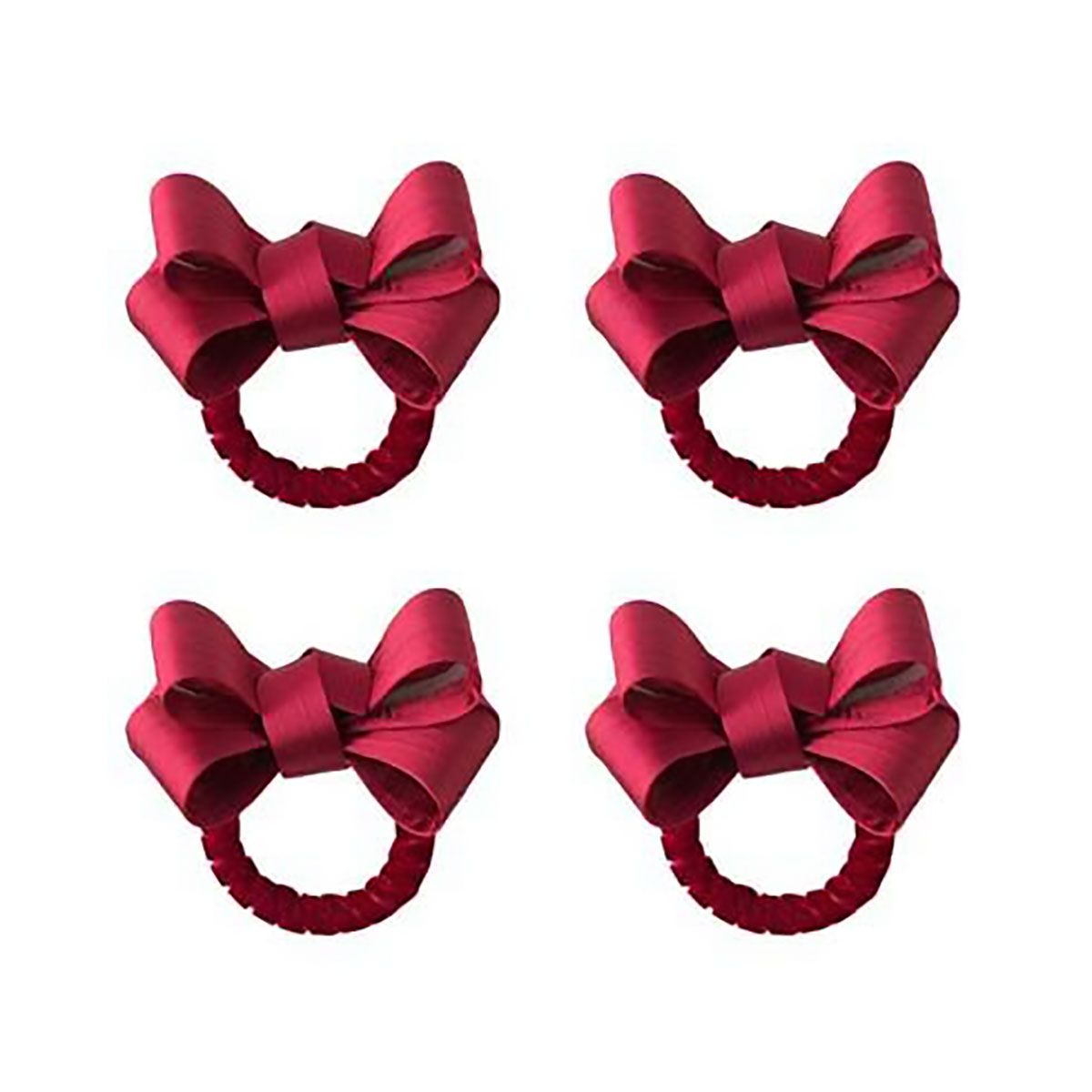 Juliska Tuxedo Napkin Ring Set of 4 Ruby LR48/73_SET4, 810160123484