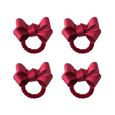 Juliska Tuxedo Napkin Ring Set of 4 Ruby LR48/73_SET4, 810160123484