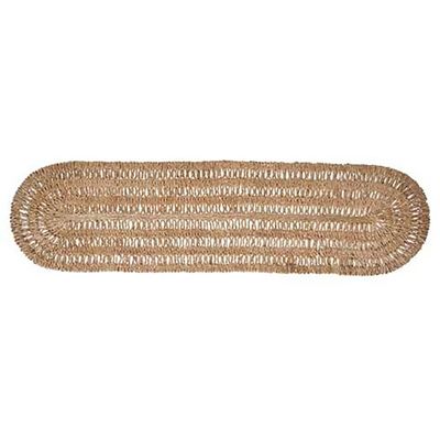 Juliska Straw Loop 16 Inch x 60 Inch Table Runner Natural TR06/38, 810160121077