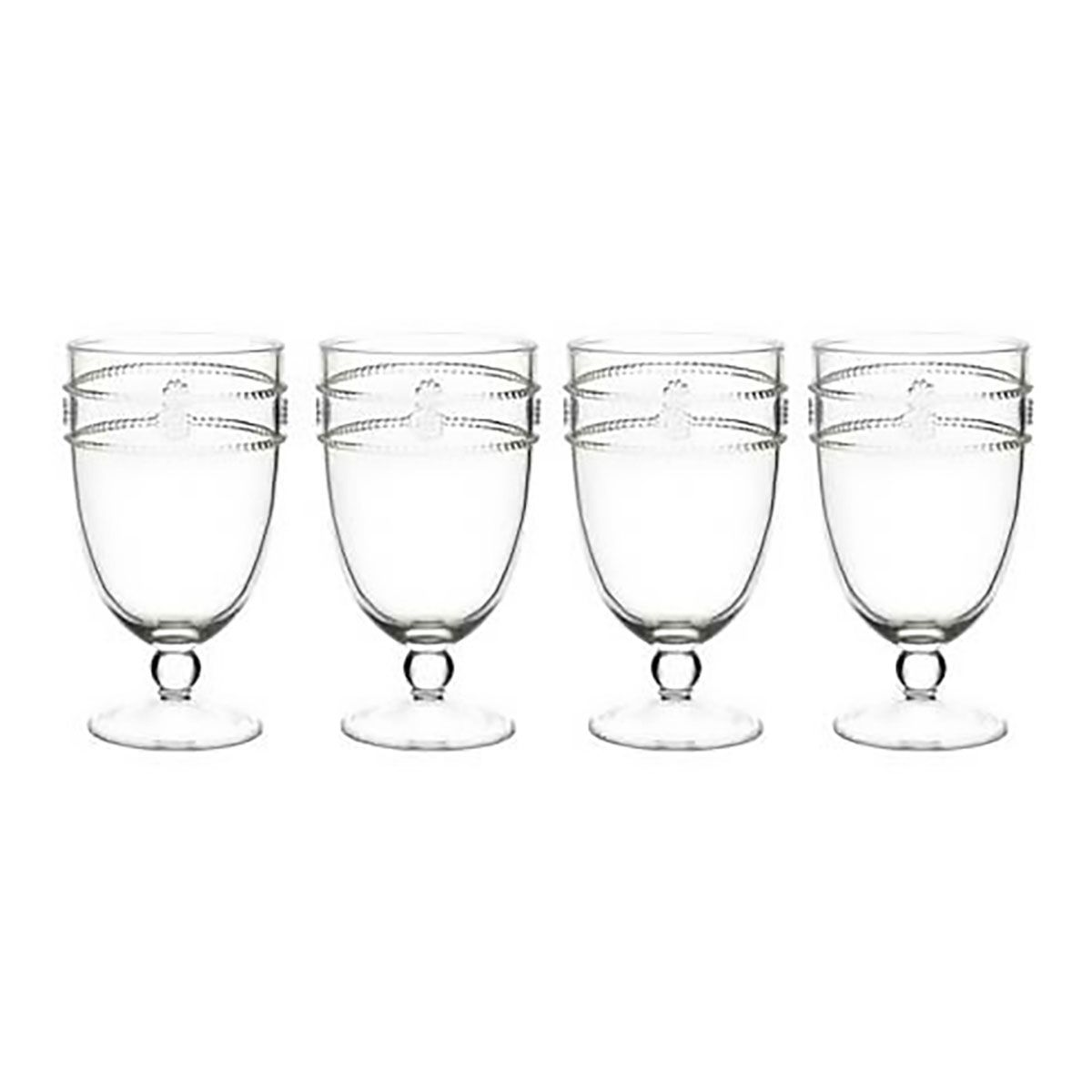 Juliska Isabella Acrylic Goblet Set of 4 MA301/01_SET4, 810160122852