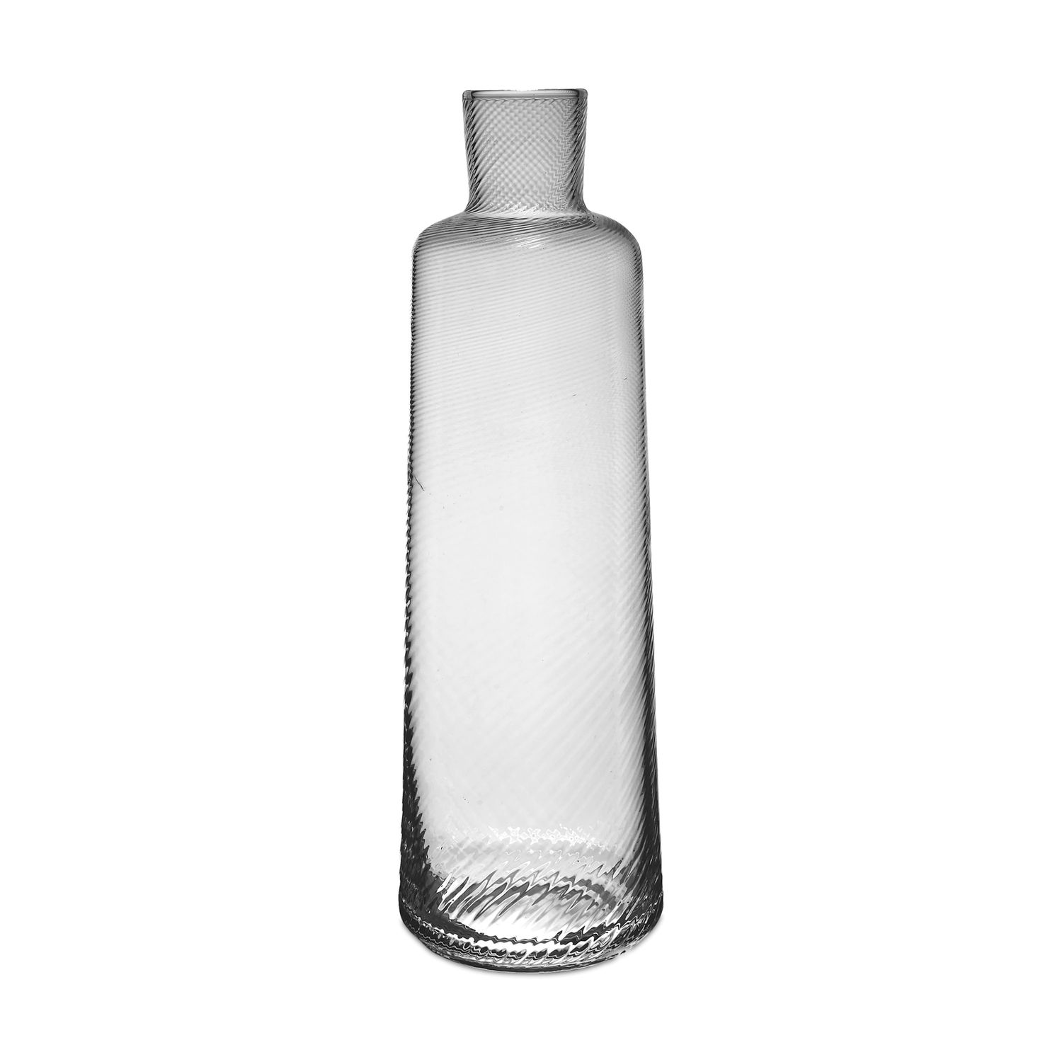 Match Pewter Venezia Tall Carafe Clear Twist C1250C.2
