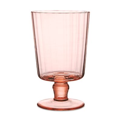 Match Pewter Venezia Lando Goblet Rose Quartz Pleat L1116R.1