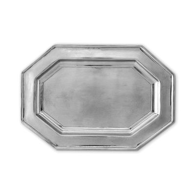 Match Pewter Octagonal Tray Small 740.1