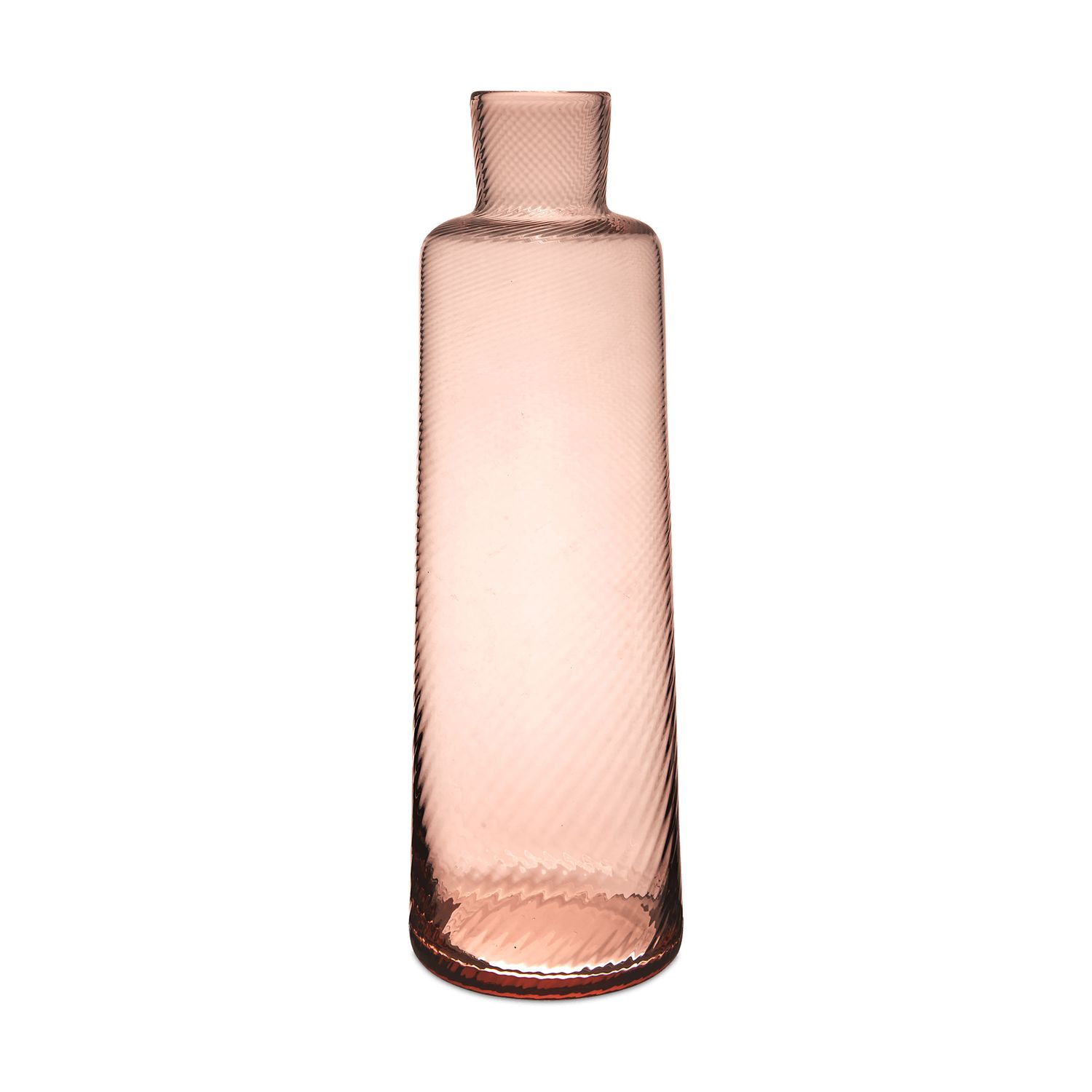Match Pewter Venezia Tall Carafe Rose Quartz Twist C1250R.2