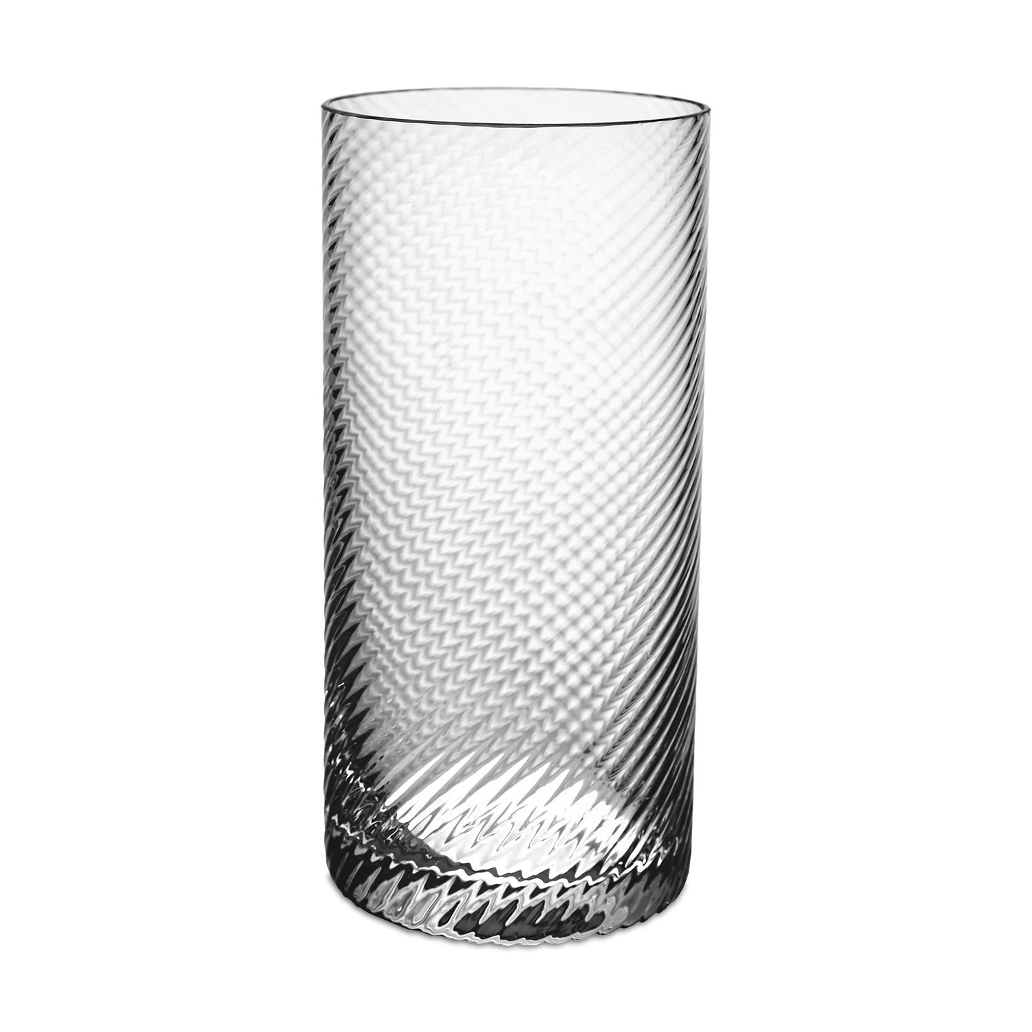 Match Pewter Venezia Bembo Highball Clear Twist B1197C.2