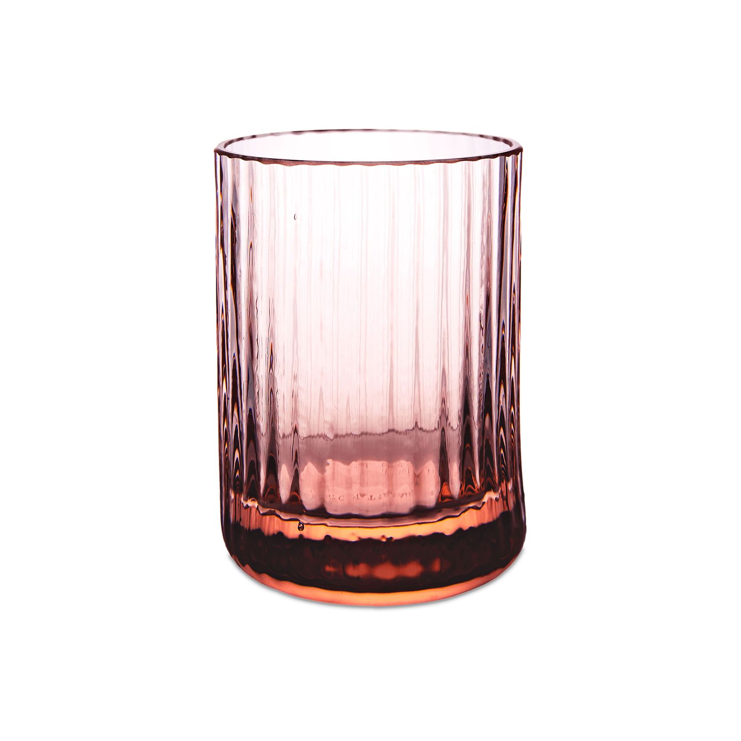 Match Pewter Venezia Bembo Shot/Votive Rose Quartz Pleat B1198R.1