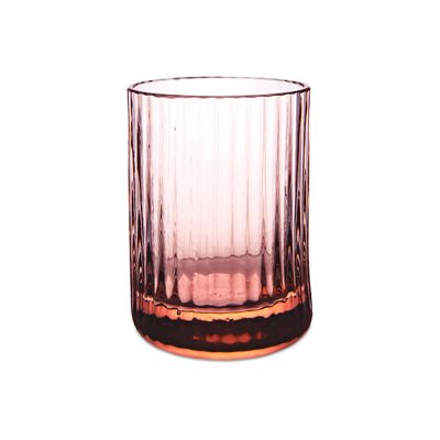 Match Pewter Venezia Bembo Shot/Votive Rose Quartz Pleat B1198R.1