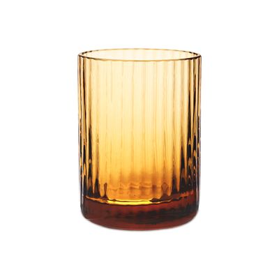 Match Pewter Venezia Bembo Shot/Votive Amber Pleat B1198A.1