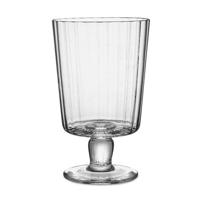 Match Pewter Venezia Lando Goblet Clear Pleat L1116C.1