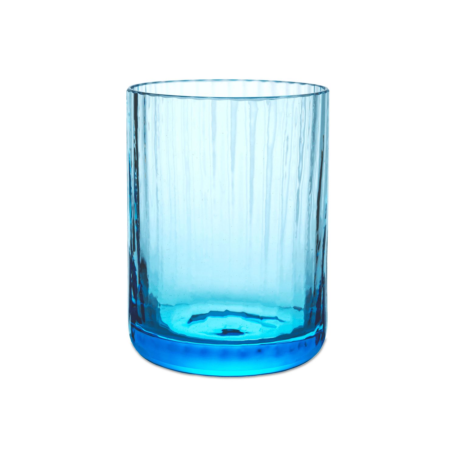 Match Pewter Venezia Bembo Shot/Votive Aqua Sky Pleat B1198AS.1