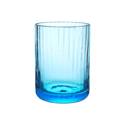 Match Pewter Venezia Bembo Shot/Votive Aqua Sky Pleat B1198AS.1
