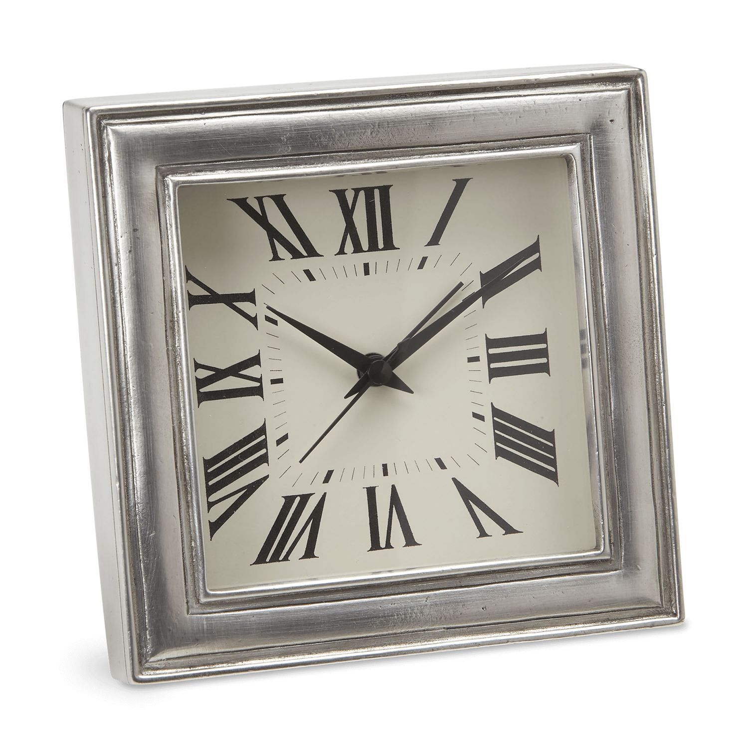 Match Pewter Square Alarm Clock a767.0
