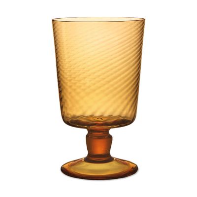 Match Pewter Venezia Lando Goblet Amber Twist L1116A.2