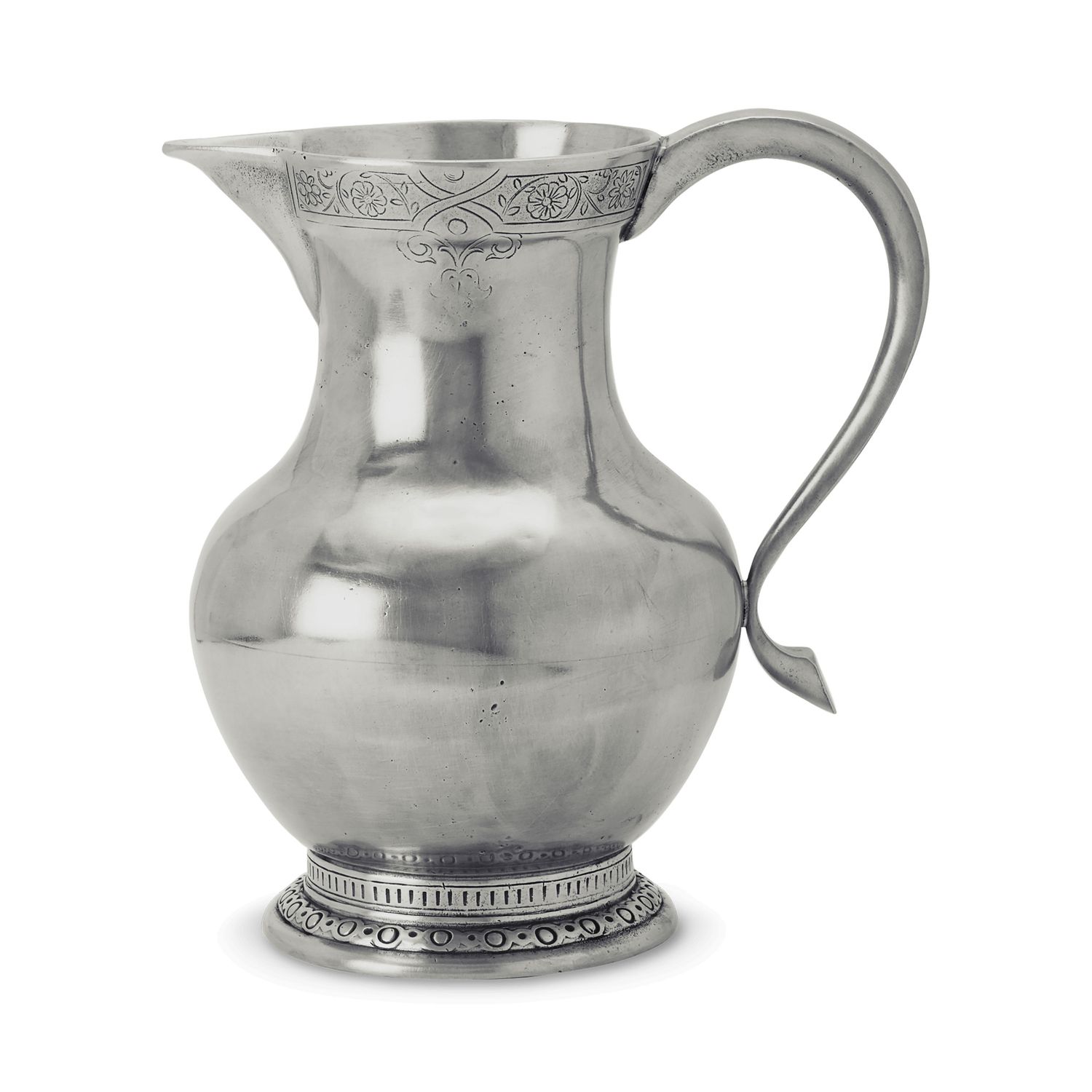 Match Pewter Engraved Pitcher 5141