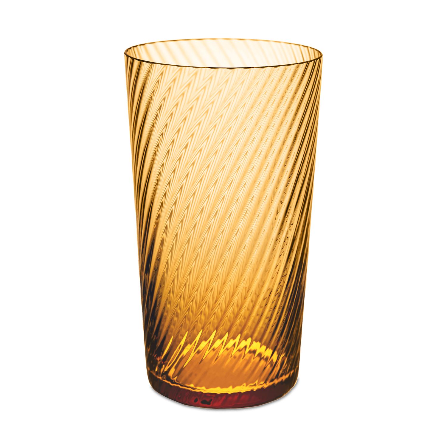 Match Pewter Venezia Lando Highball Amber Twist L1197A.2