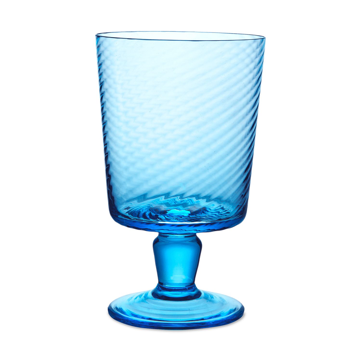 Match Pewter Venezia Lando Goblet Aqua Sky Twist L1116AS.2