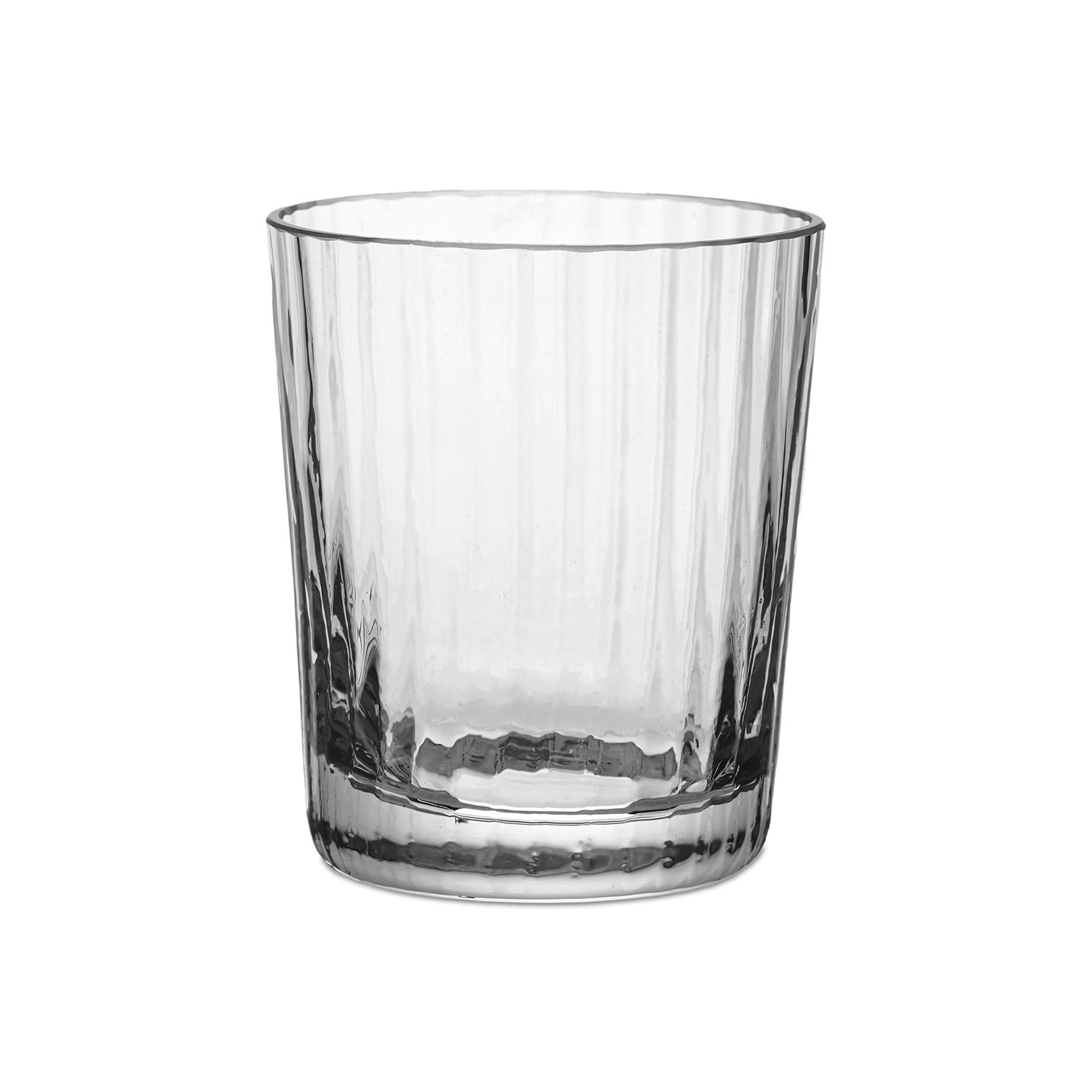 Match Pewter Venezia Lando Shot/Votive Clear Pleat L1198C.1