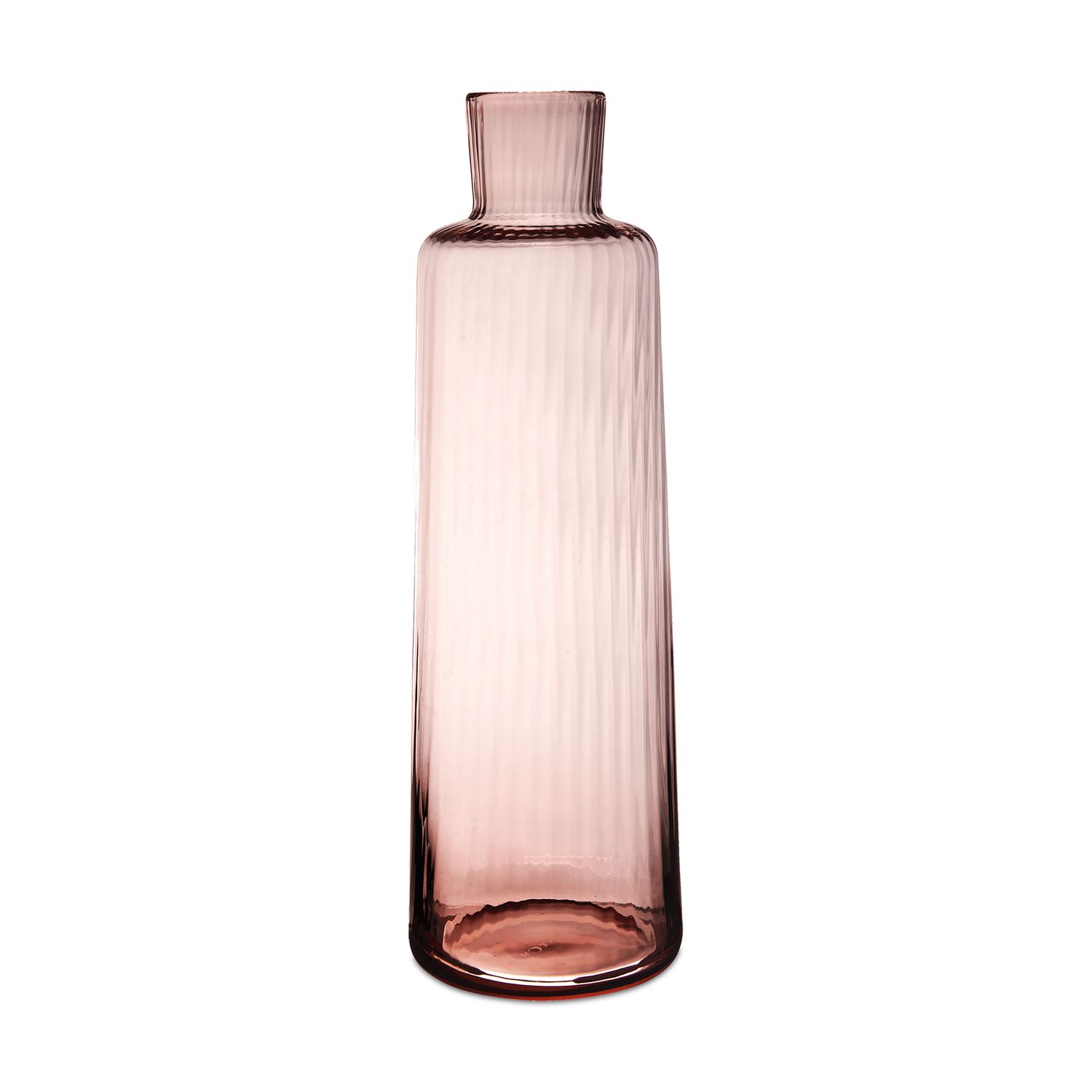 Match Pewter Venezia Tall Carafe Rose Quartz Pleat C1250R.1