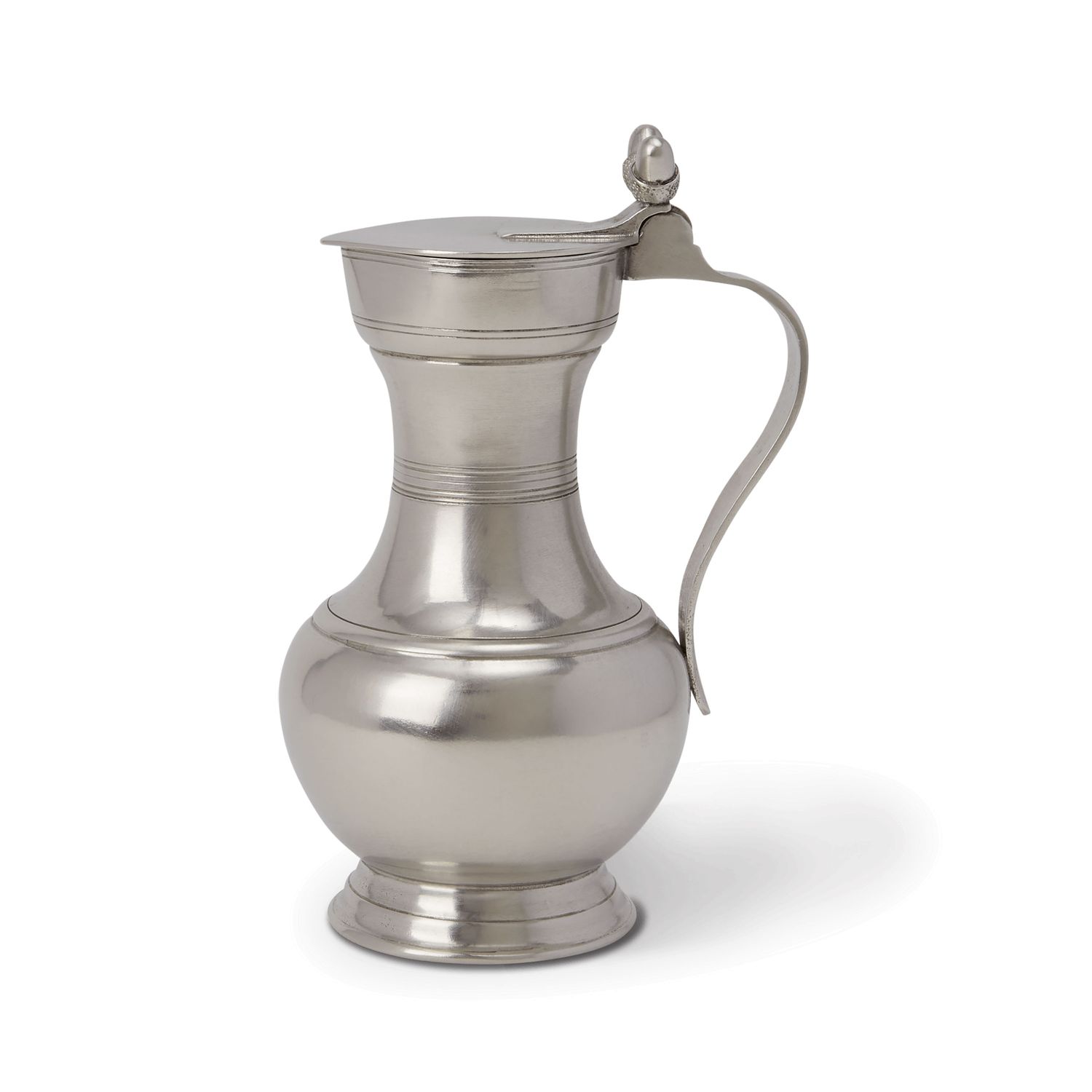 Match Pewter Pitcher With Acorn Lid 925