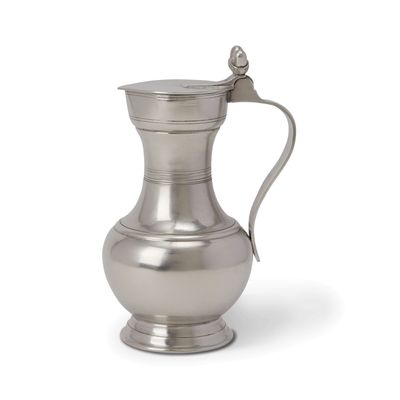 Match Pewter Pitcher With Acorn Lid 925