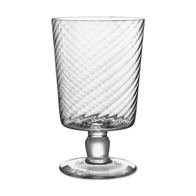 Match Pewter Venezia Lando Goblet Clear Twist L1116C.2