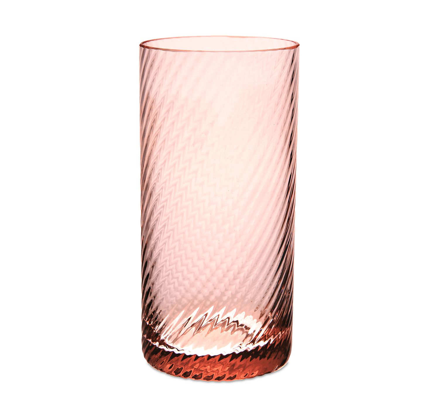 Match Pewter Venezia Bembo Highball Rose Quartz Twist B1197R.2
