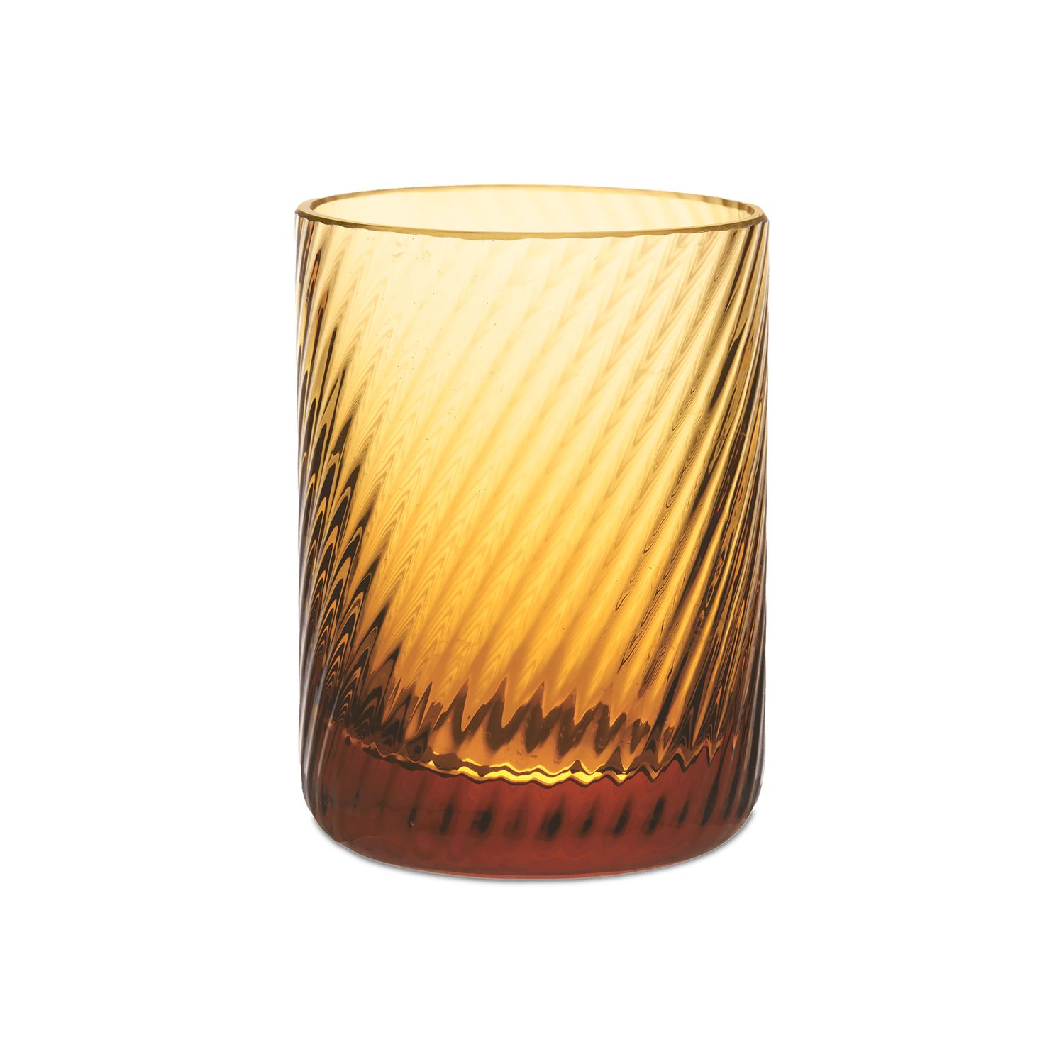 Match Pewter Venezia Bembo Shot/Votive Amber Twist B1198A.2