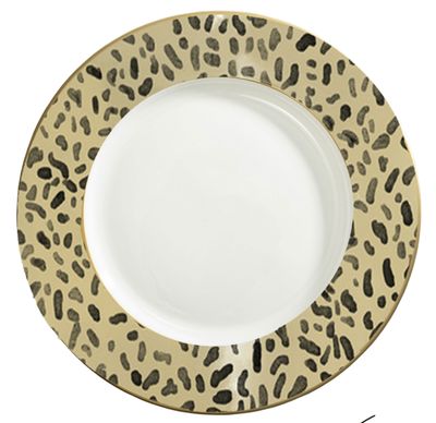 Halcyon Days Leopard 13 Inch Charger Plate BCTRA0113PG, MPN: BCTRA0113PG,