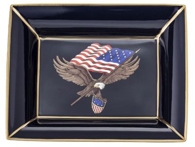 Halcyon Days Star Spangled Banner Trinket Tray BCSSB11TTG, MPN: BCSSB11TTG,