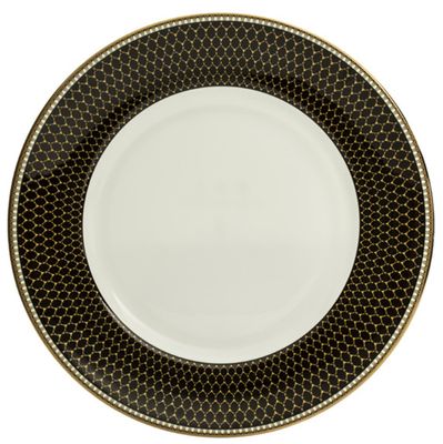 Halcyon Days Gordon Castle Antler Trellis Black Gold 13 Inch Charger Plate BCGAT0213PG, MPN: BCGAT0…
