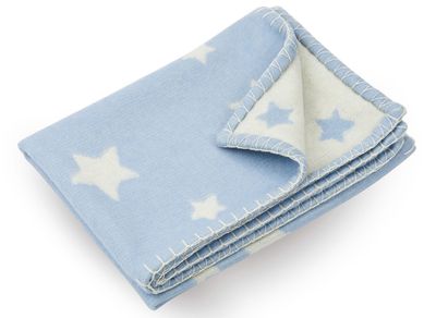 Halcyon Days Baby Boy Blue Merino &amp; Cashmere Blanket SABBB12MCB, MPN: SABBB12MCB,