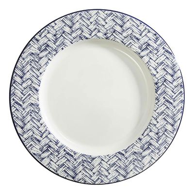 Halcyon Days Nina Campbell Serengeti Basket Weave 13 Inch Charger BCNCB1113PC, MPN: BCNCB1113PC,