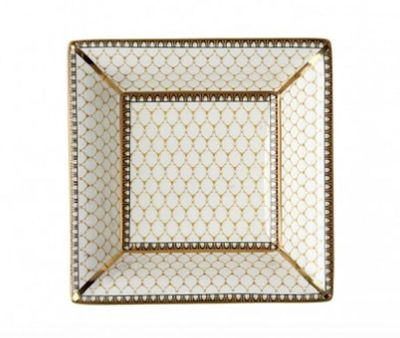 Halcyon Days GC Antler Trellis Ivory Square Tray BCGAT04STN, MPN: BCGAT04STN, 0