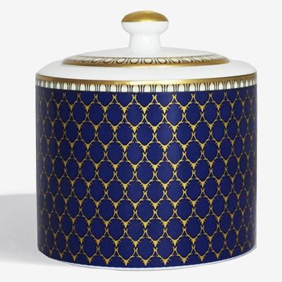 Halcyon Days Gordon Castle Antler Trellis Midnight Gold Sugar Bowl BCGAT11SBG, MPN: BCGAT11SBG,