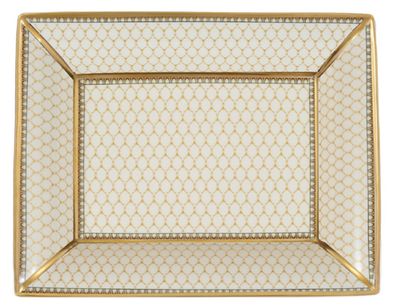 Halcyon Days Antler Trellis Ivory Gold Trinket Tray BCGAT04TTN, MPN: BCGAT04TTN,