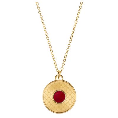 Halcyon Days Salamander Cabochon Ruby Gold Necklace PDSAC36CG, MPN: PDSAC36CG,