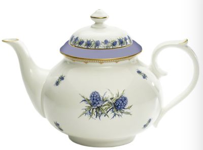 Halcyon Days CoM Shell Garden Thistle Early Morning Tea Pot BCCTH01EMTG, MPN: BCCTH01EMTG,