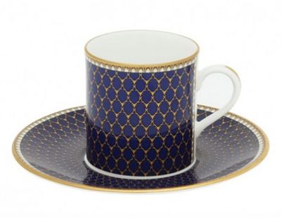 Halcyon Days GC Antler Trellis Midnight Coffee Cup &amp; Saucer BCGAT11CSG, MPN: BCGAT11CSG, 5060171100…