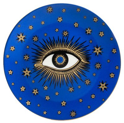 Halcyon Days Evil Eye 10 Inch Coupe Plate BCEVE1110CG, MPN: BCEVE1110CG,